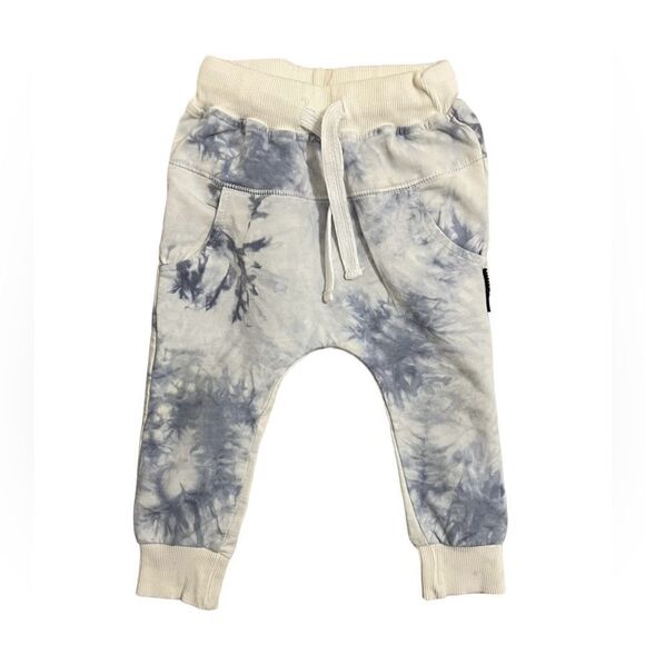 Little Bipsy joggers light blue marble tie dye size 12 to 18 months - Picture 1 of 2